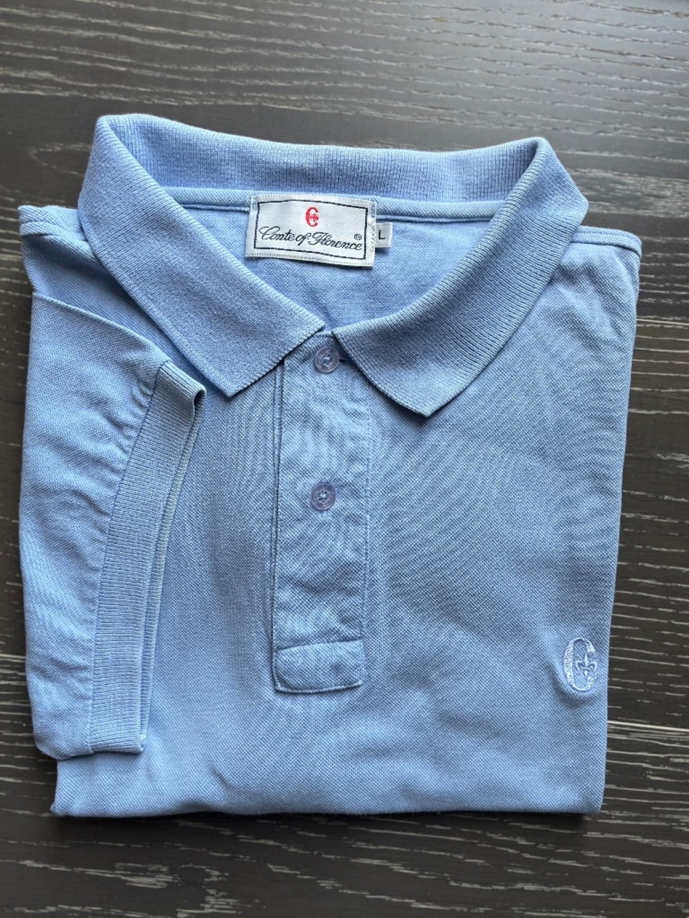 Men’s Golf Shirt Size L Conte of Florence